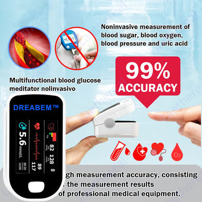 Dreabem™ Advanced Non-Invasive GlucoseMonitor-99.9% Accuracy + Exclusive Gift ✅TGA Approved